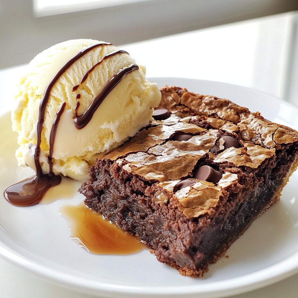 Gooey Brownie Pie Rich and Decadent Dessert Recipe