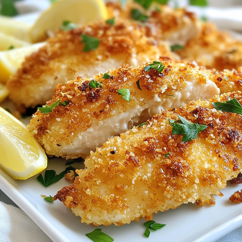 Crispy Parmesan Crusted Chicken Flavorful Dinner Delight