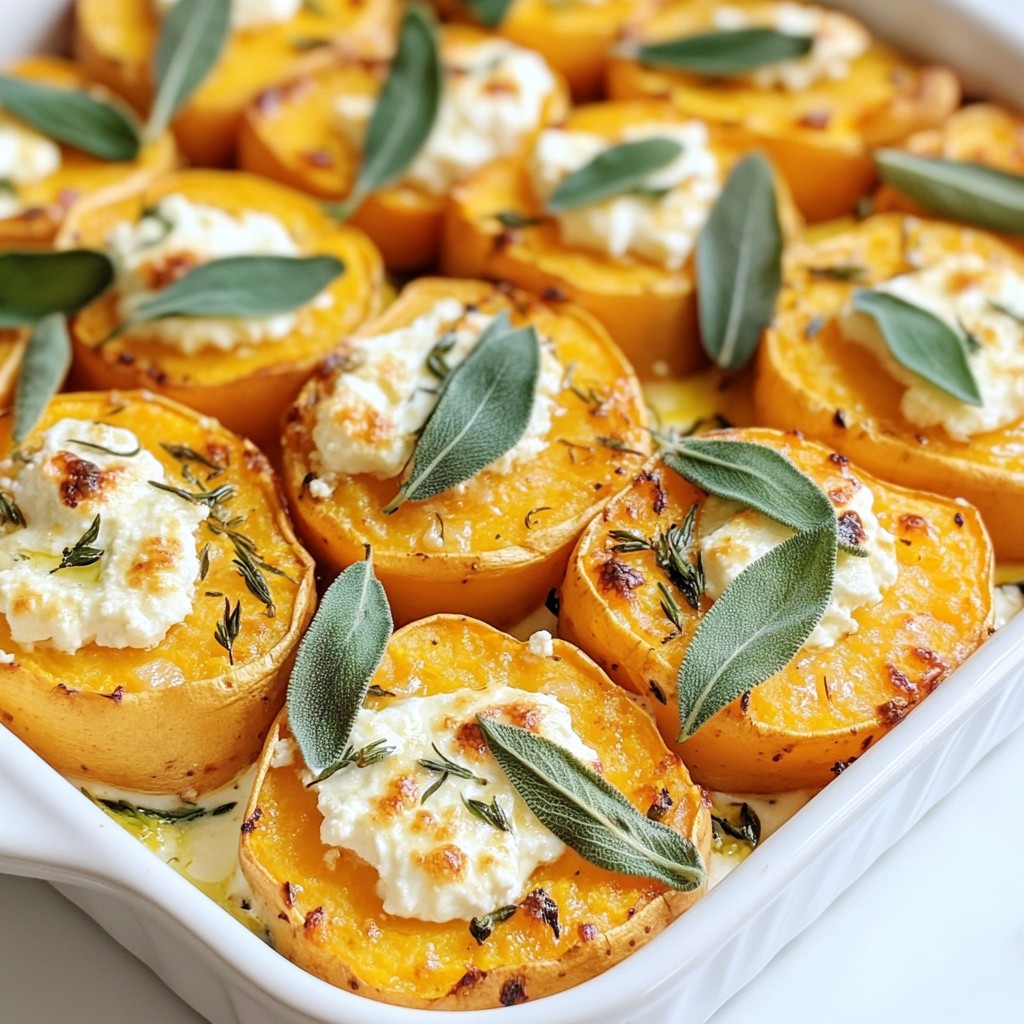 Sweet Potato Goat Cheese Sage Bake Savory Delight