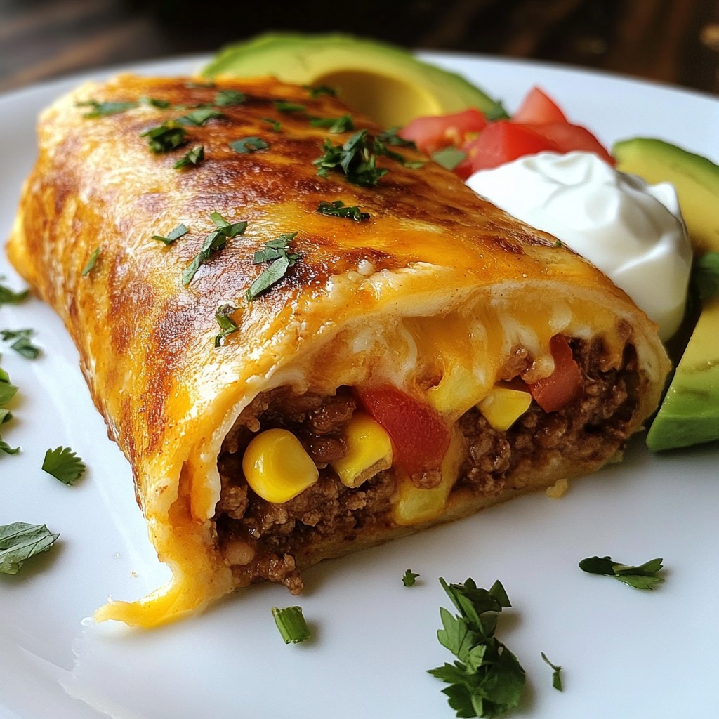 Grilled Cheese Burrito Flavorful and Easy Recipe