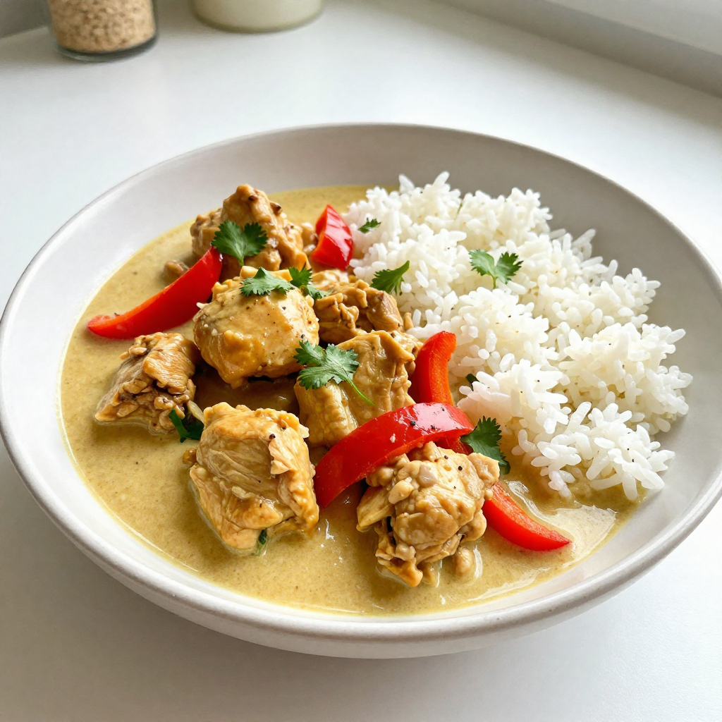 Easy Coconut Chicken Curry Flavorful Dinner Delight