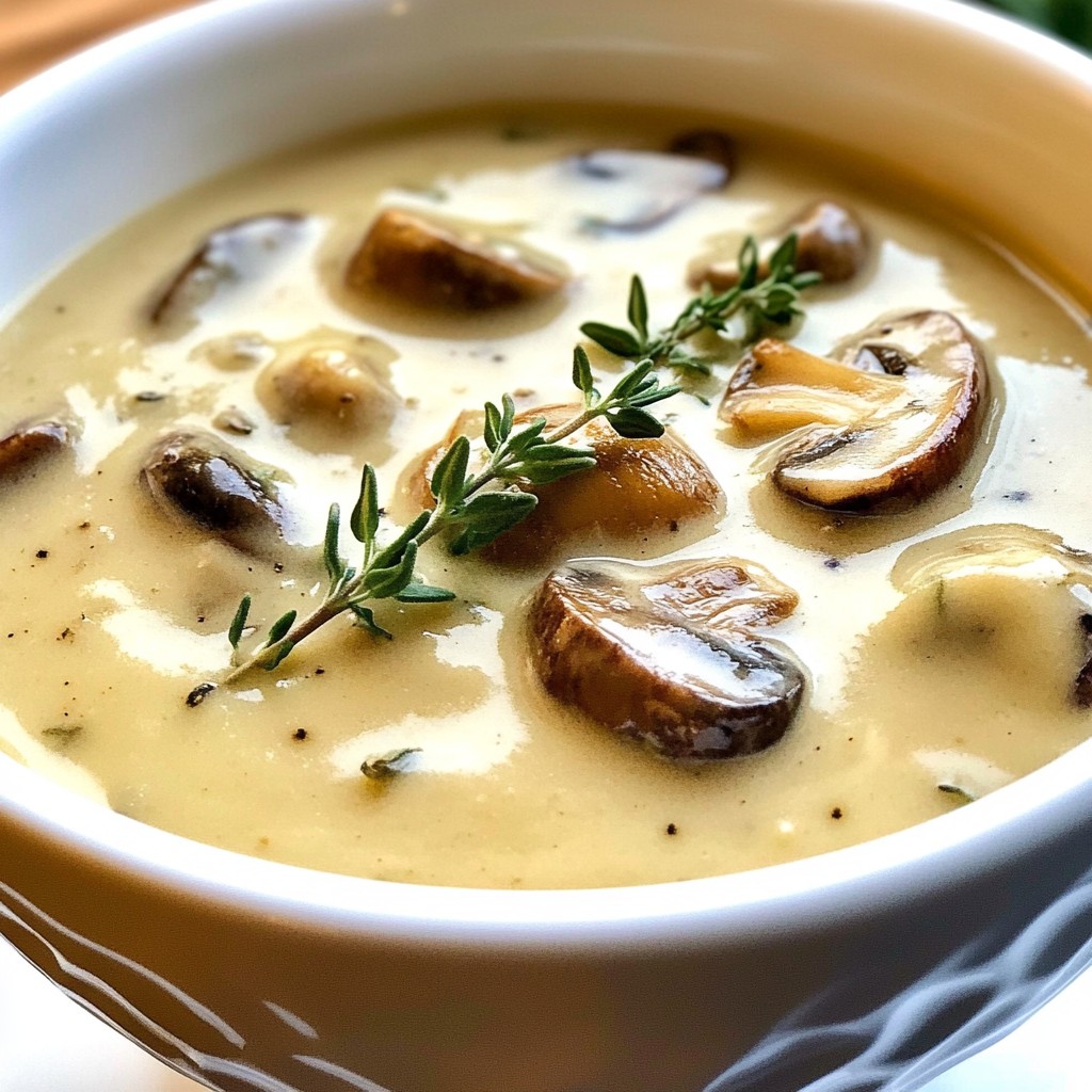 Cream of Mushroom Soup Rich and Flavorful Recipe