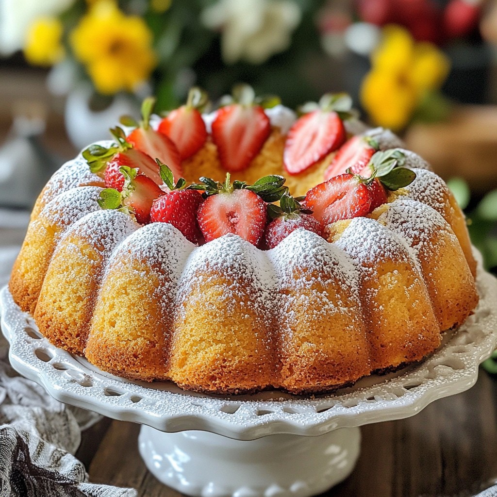 Strawberry Pound Cake Delightful and Easy Recipe