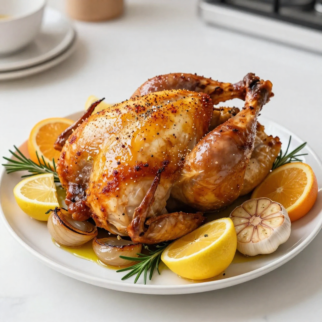 Easy Whole Roasted Chicken Simple and Flavorful Recipe