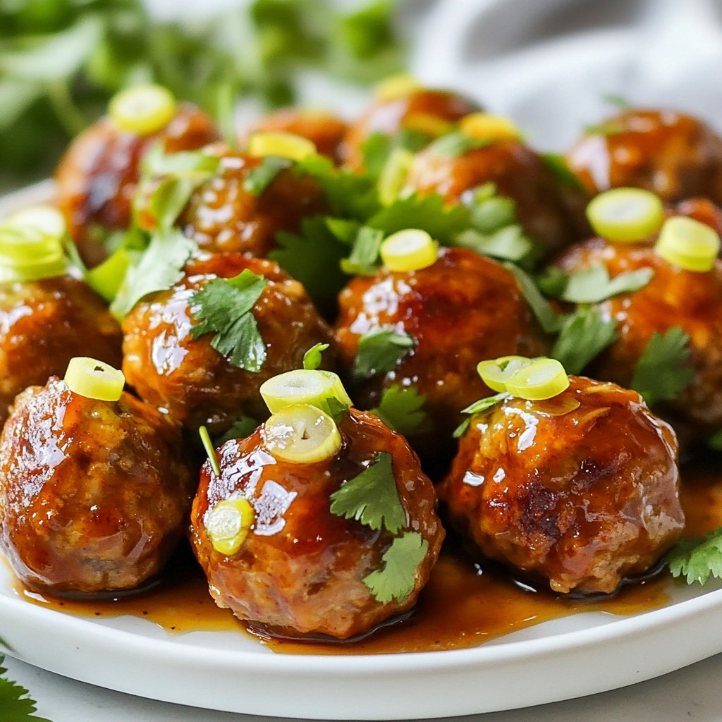 Sweet Chili Glazed Meatballs Irresistible Recipe
