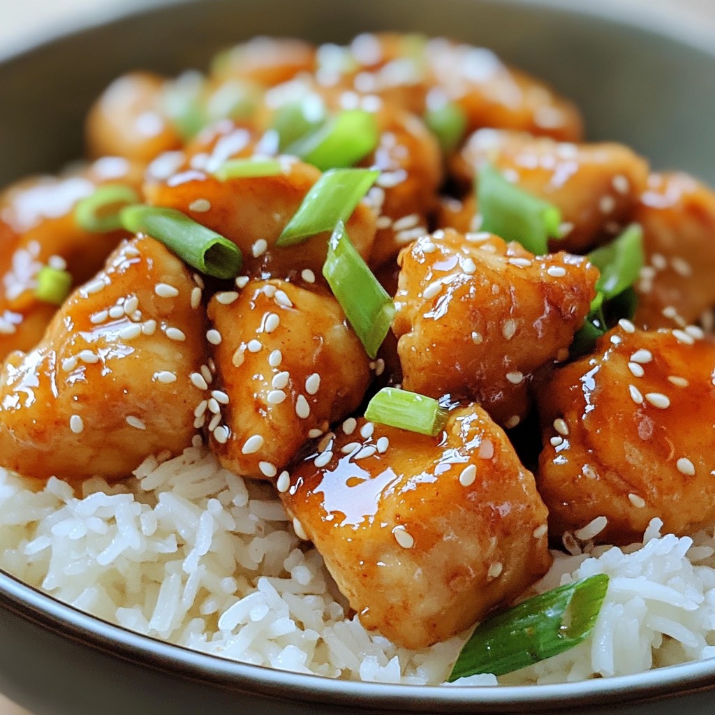 Savory Sesame Chicken Quick and Easy Dinner Delight