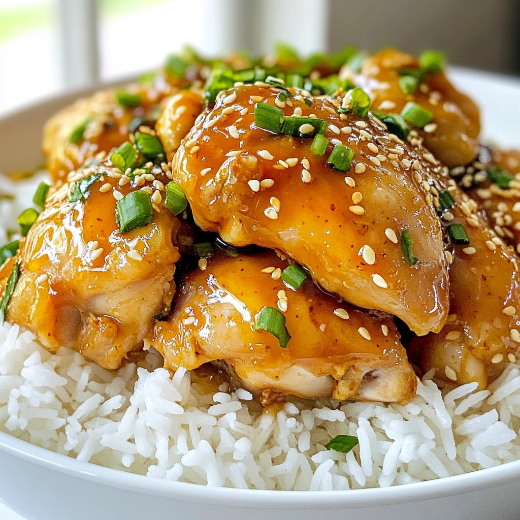 Slow Cooker Honey Garlic Chicken Savory and Simple Meal