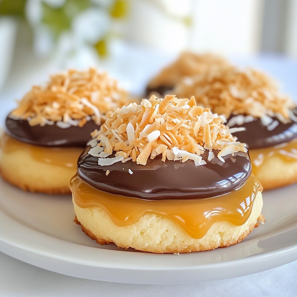 Homemade Samoas Cookies Chewy and Flavorful Delight