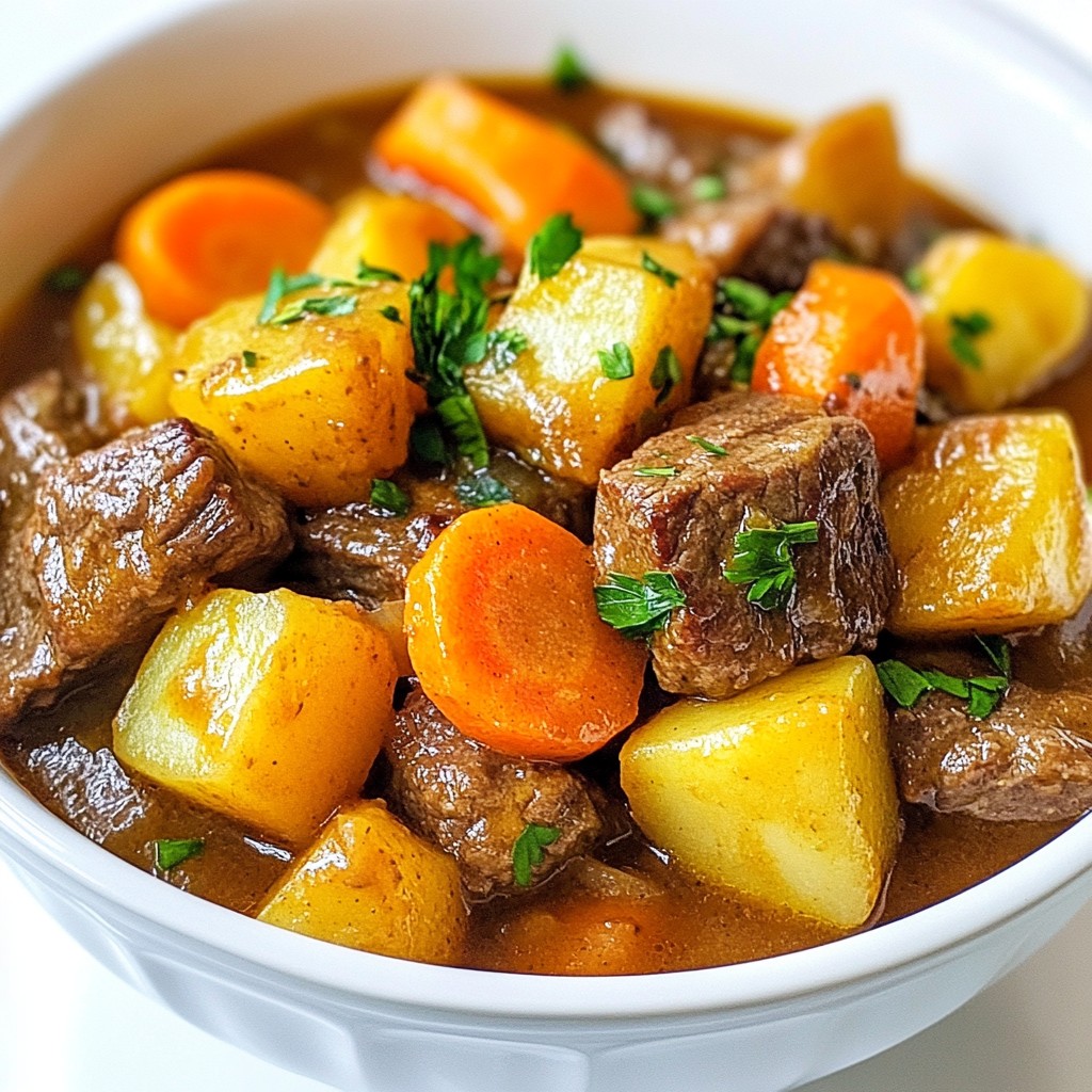 Instant Pot Beef Stew Savory and Hearty Comfort Meal