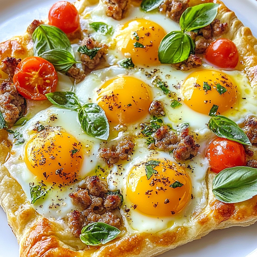 Puff Pastry Breakfast Pizza Flavorful Morning Treat