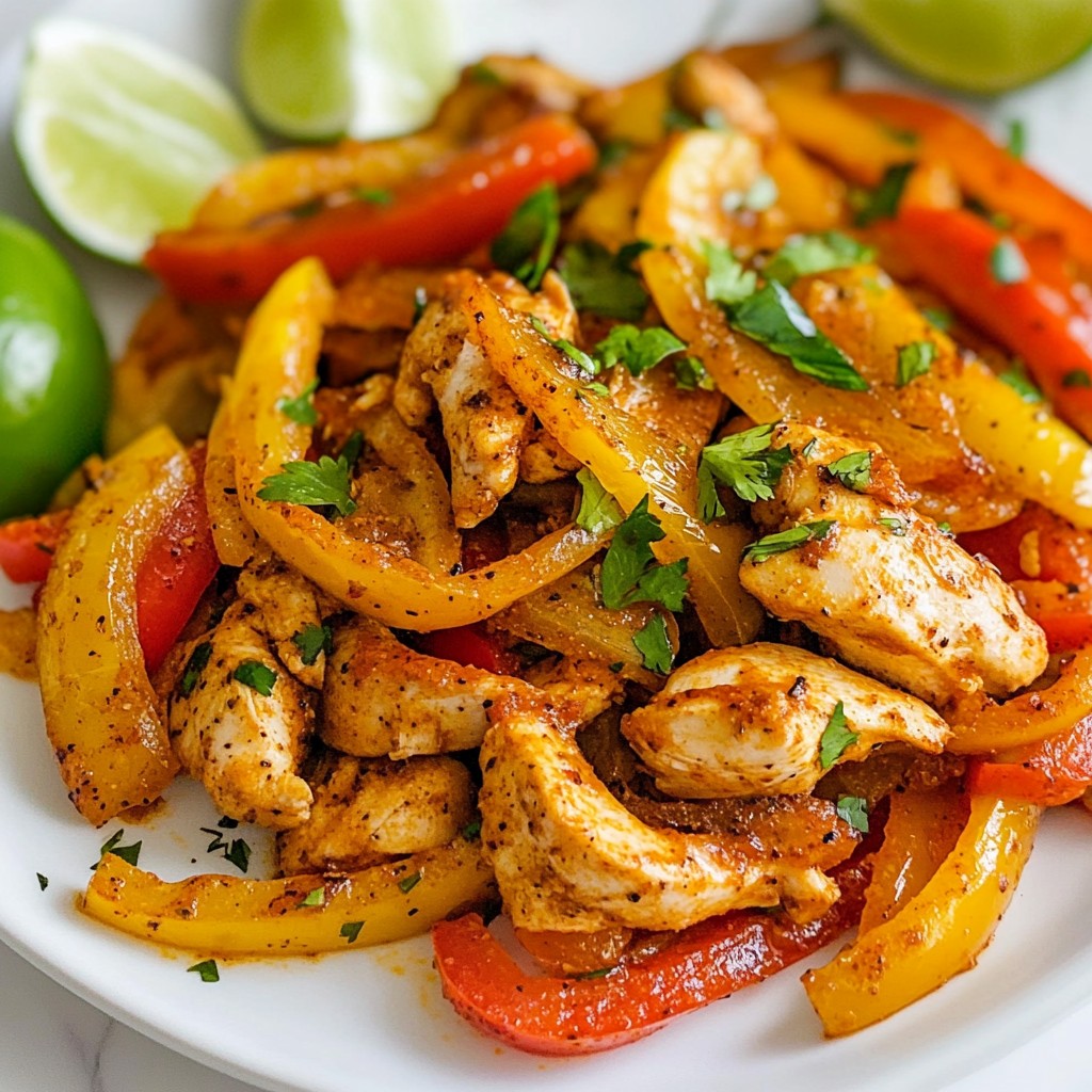 Air Fryer Chicken Fajitas Easy and Flavorful Dish