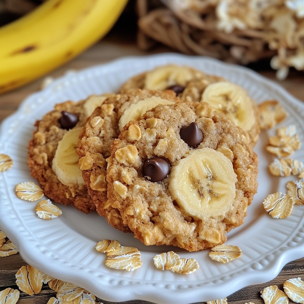 Ingredient Banana Oat Cookies Quick and Tasty Treat