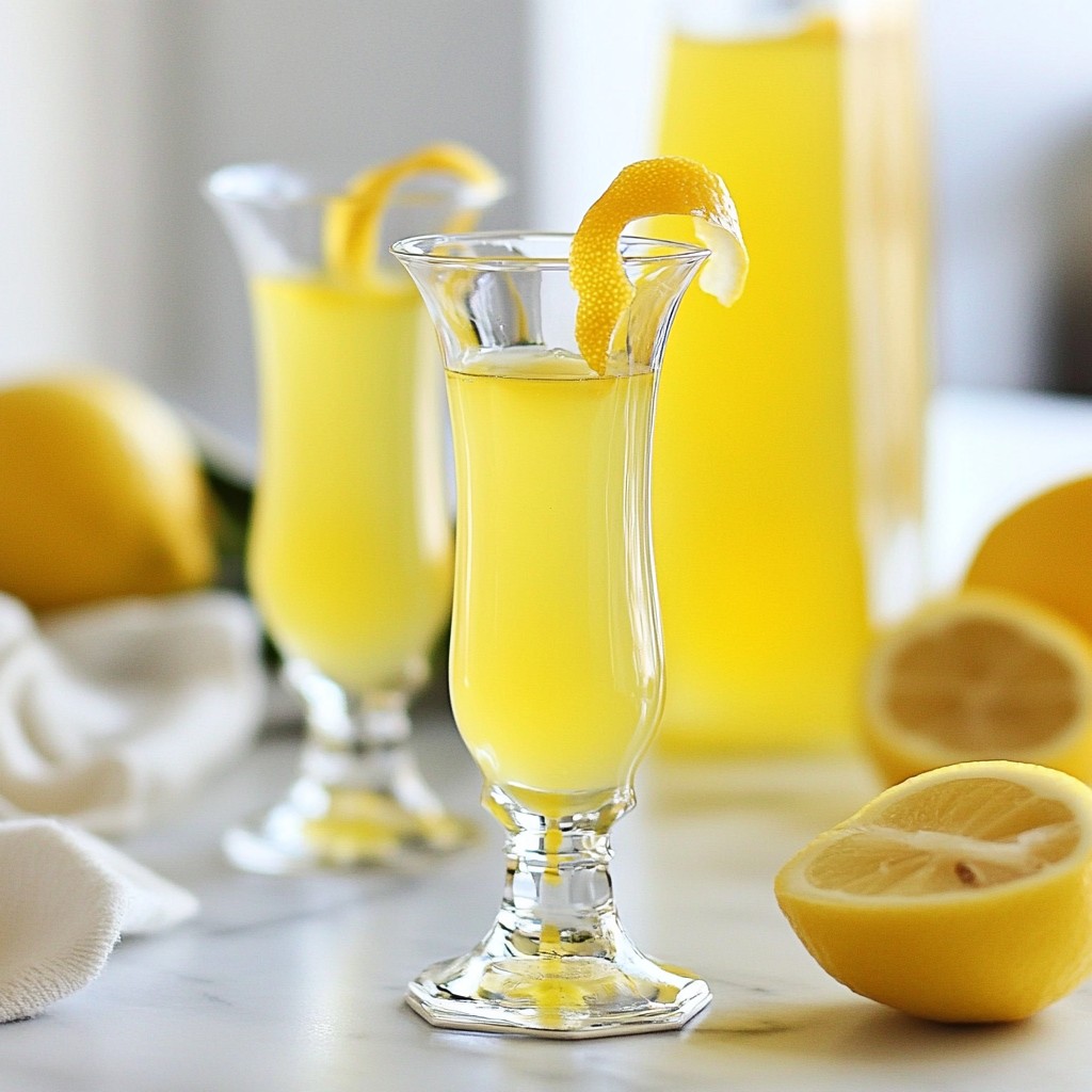 Homemade Limoncello Liqueur Simple and Refreshing Treat
