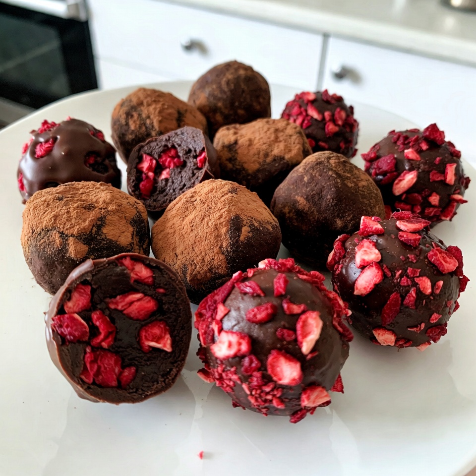Raspberry Chocolate Truffles Delightful Sweet Treat