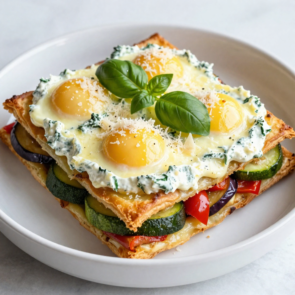 Baked Egg Napoleon Flavorful and Simple Recipe