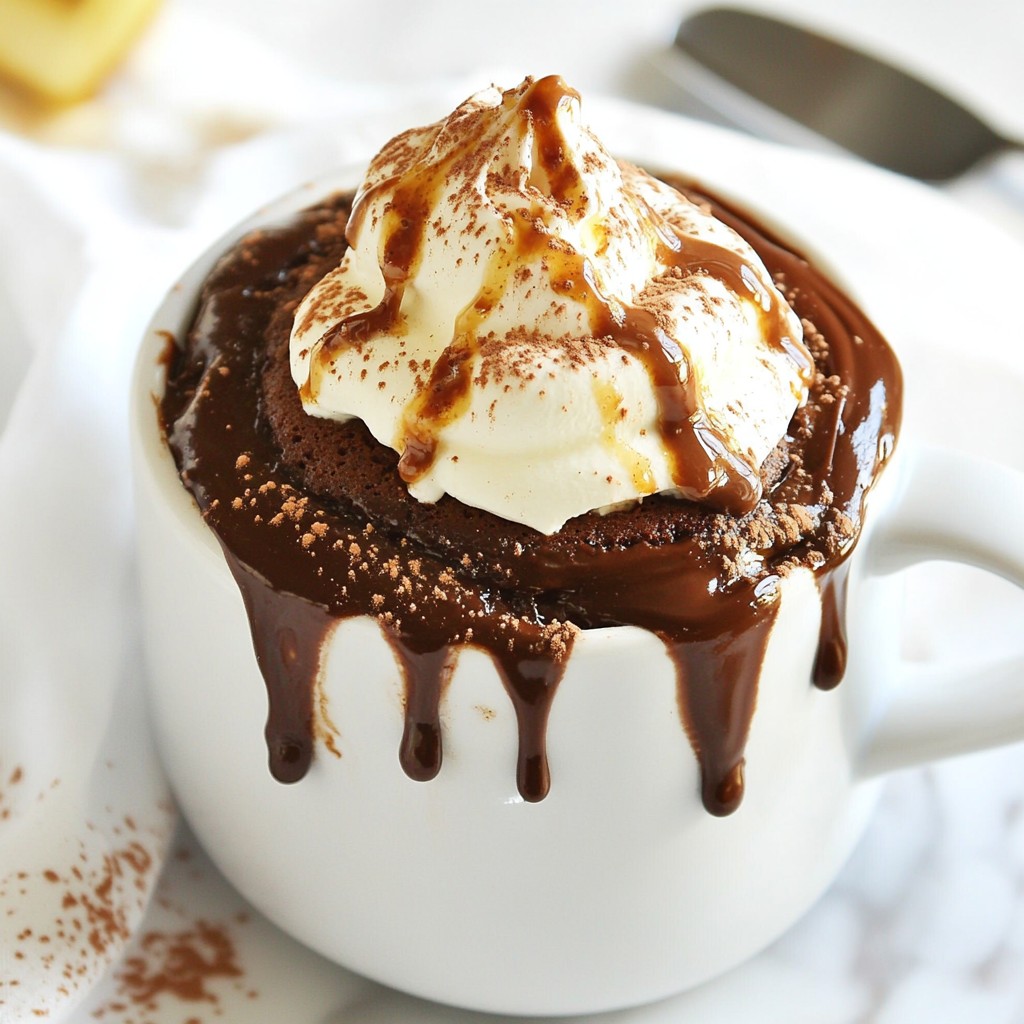 Nutella Mug Cake Quick and Tasty Treat in Minutes