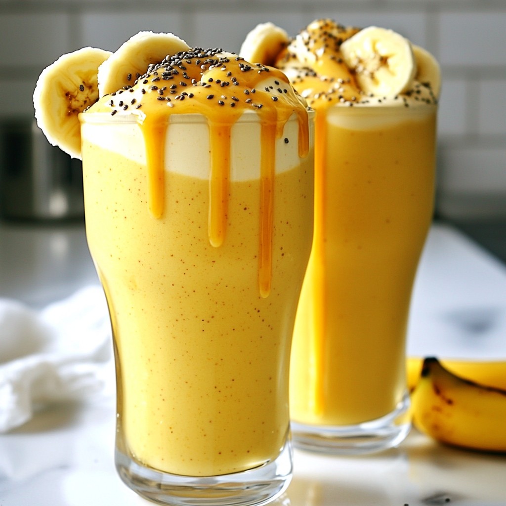 Peanut Butter Banana Smoothie Easy and Tasty Treat