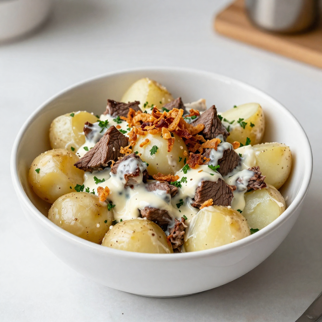 Steakhouse Potato Salad Delightful and Flavorful Recipe