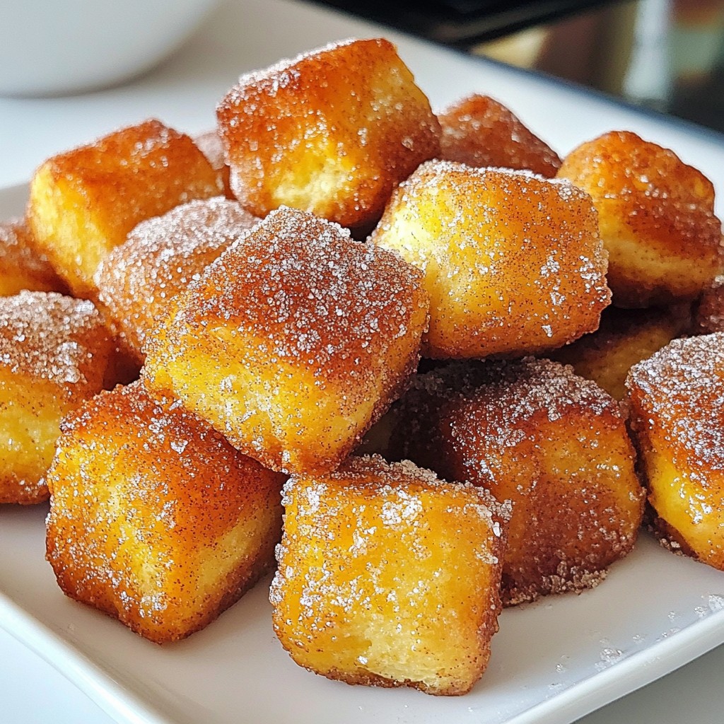 Cinnamon Sugar Pretzel Bites Tasty and Simple Snack