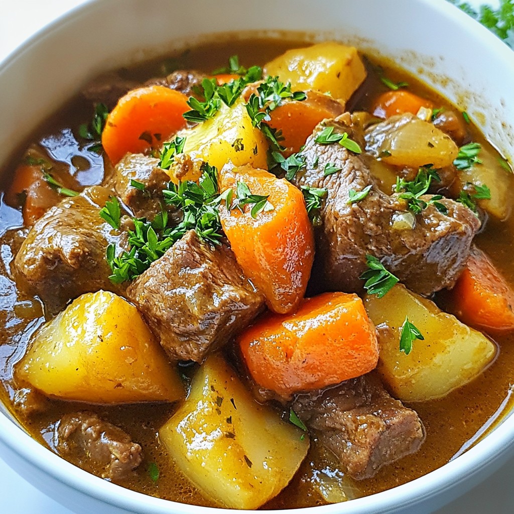 Instant Pot Beef Stew Comforting One-Pot Meal