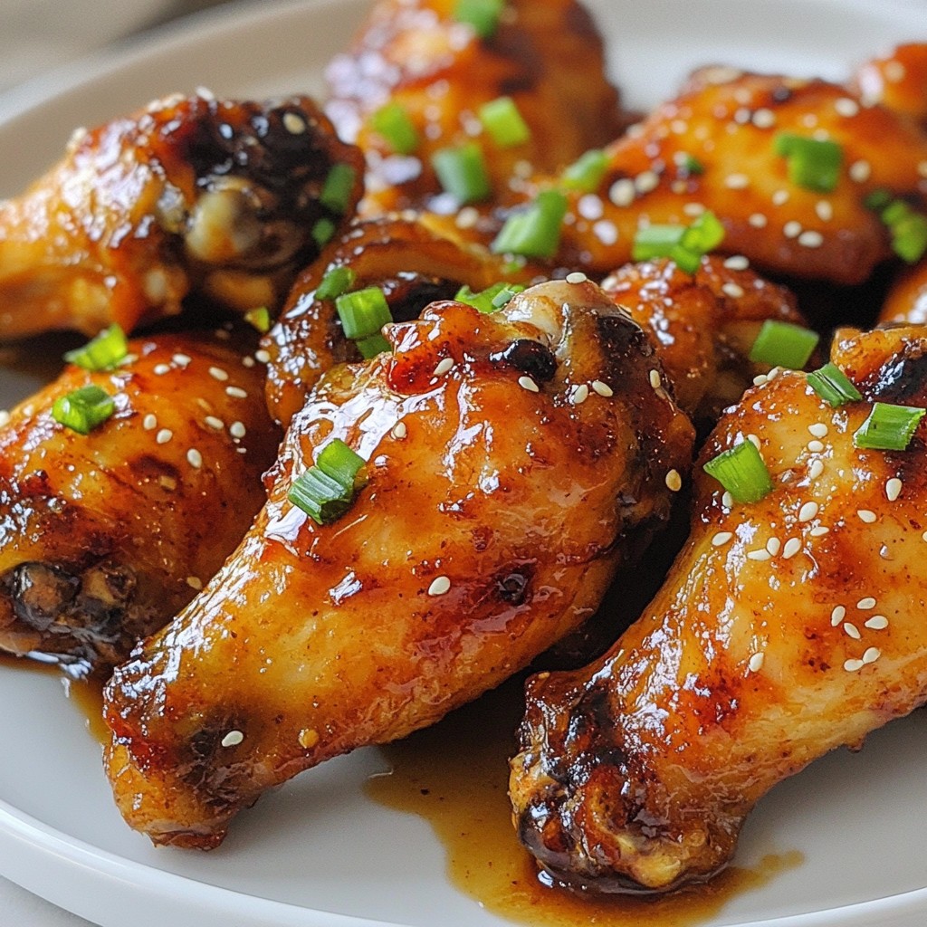 Air Fryer Teriyaki Chicken Wings Tasty Easy Recipe