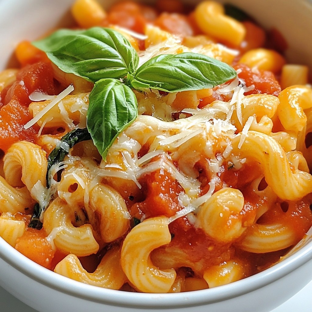 Vegetarian Macaroni and Tomatoes Flavorful Comfort Dish