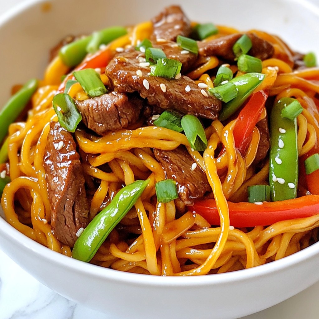 Minute Beef Lo Mein Quick and Flavorful Meal Guide