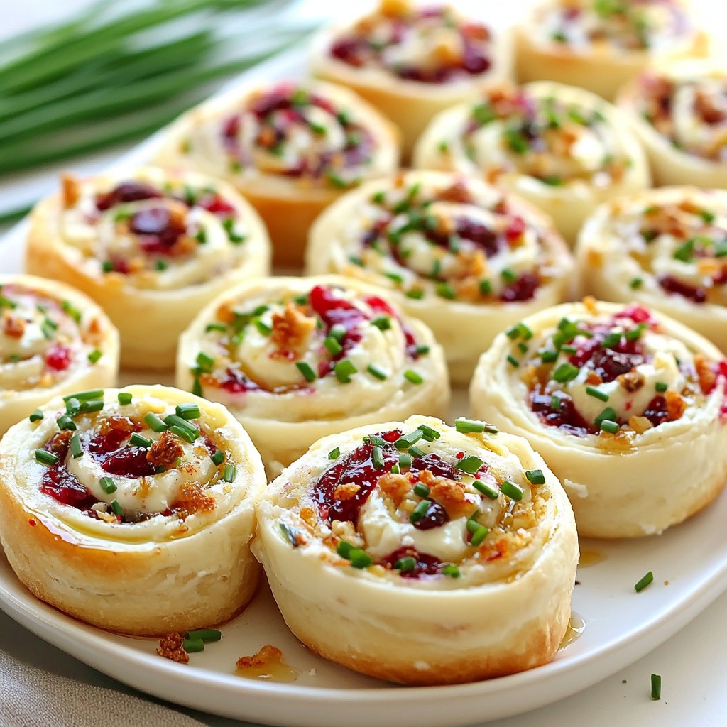 Cranberry Feta Pinwheels Tasty and Easy Appetizer