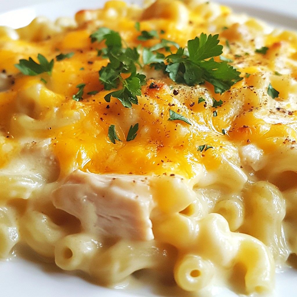 Protein Packed Chicken Mac and Cheese Delight Recipe