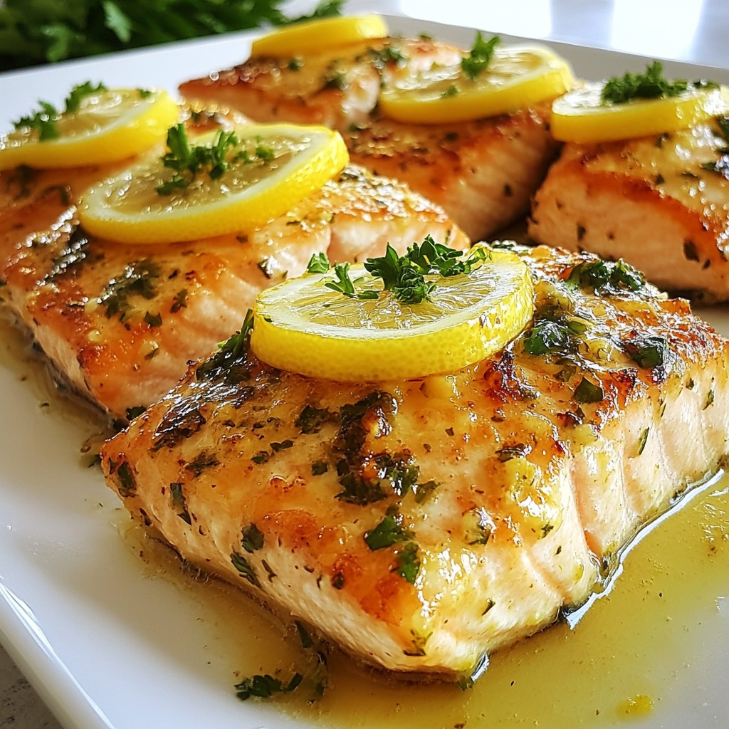 Garlic Herb Butter Salmon Simple and Tasty Recipe
