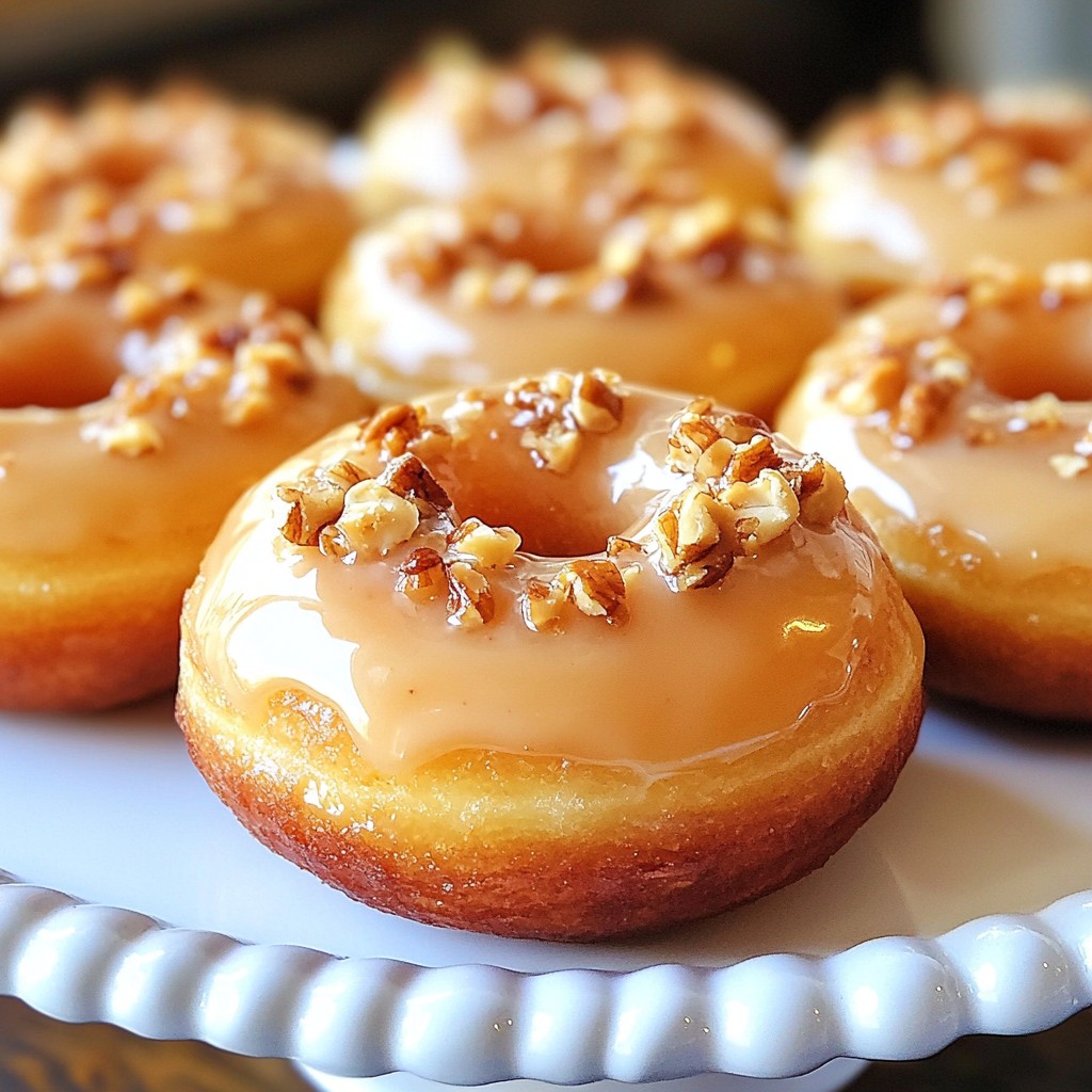 Maple Glazed Carrot Cake Donuts Delightful Recipe