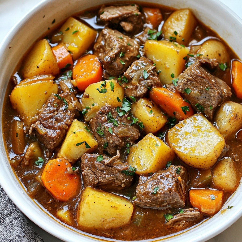 French-Style Beef Stew Simple and Cozy Recipe
