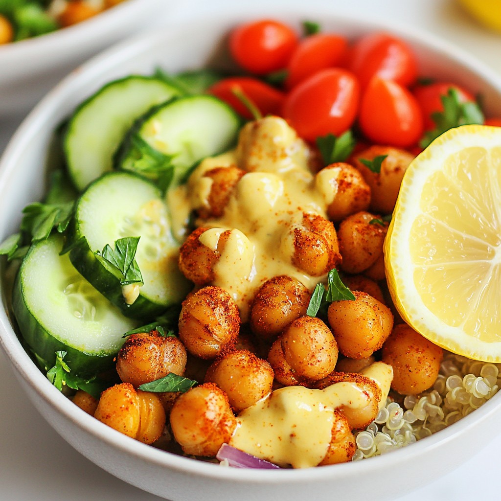 Vegan Chickpea Shawarma Bowls Flavorful and Easy Meal