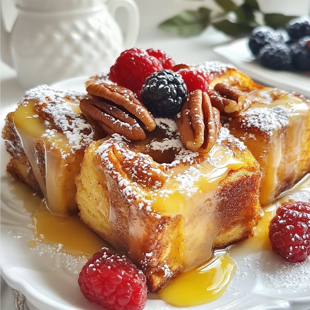 Cinnamon Roll French Toast Bake Irresistible Delight