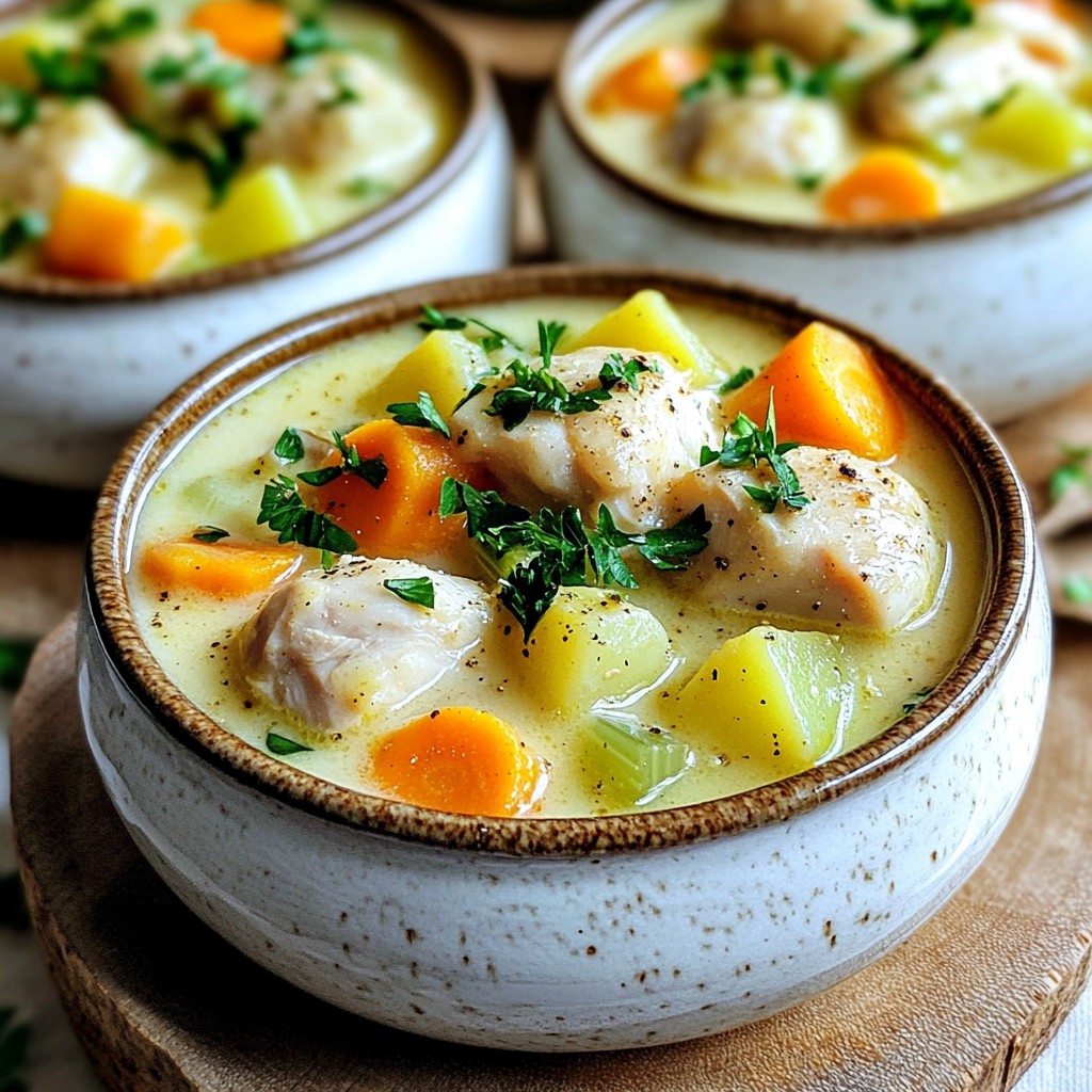 Instant Pot Creamy Chicken Stew Simple and Tasty Recipe