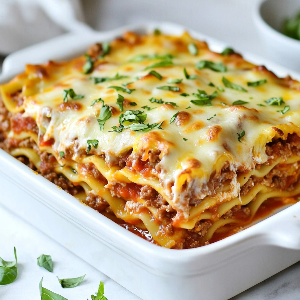 Burger Lasagna Flavorful and Hearty Family Meal