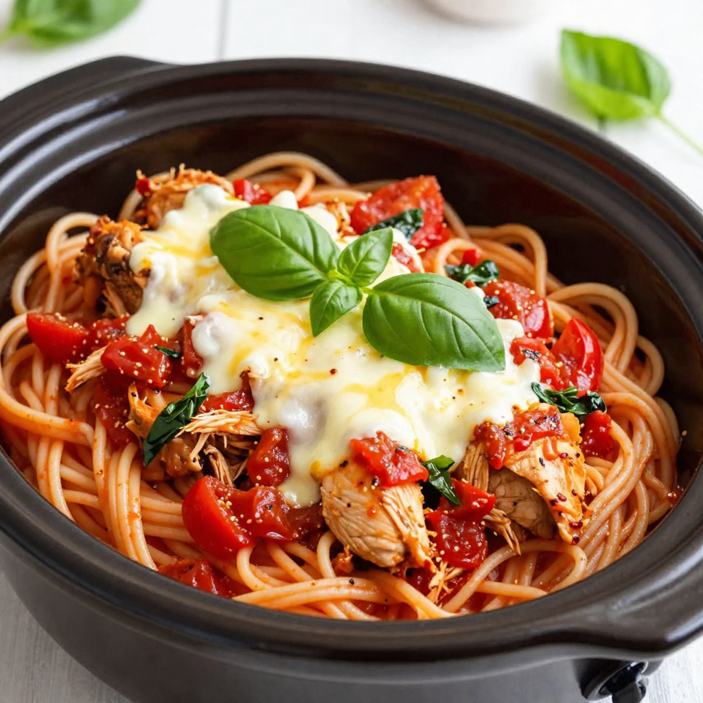 Slow Cooker Tomato Basil Chicken Flavorful and Easy Meal