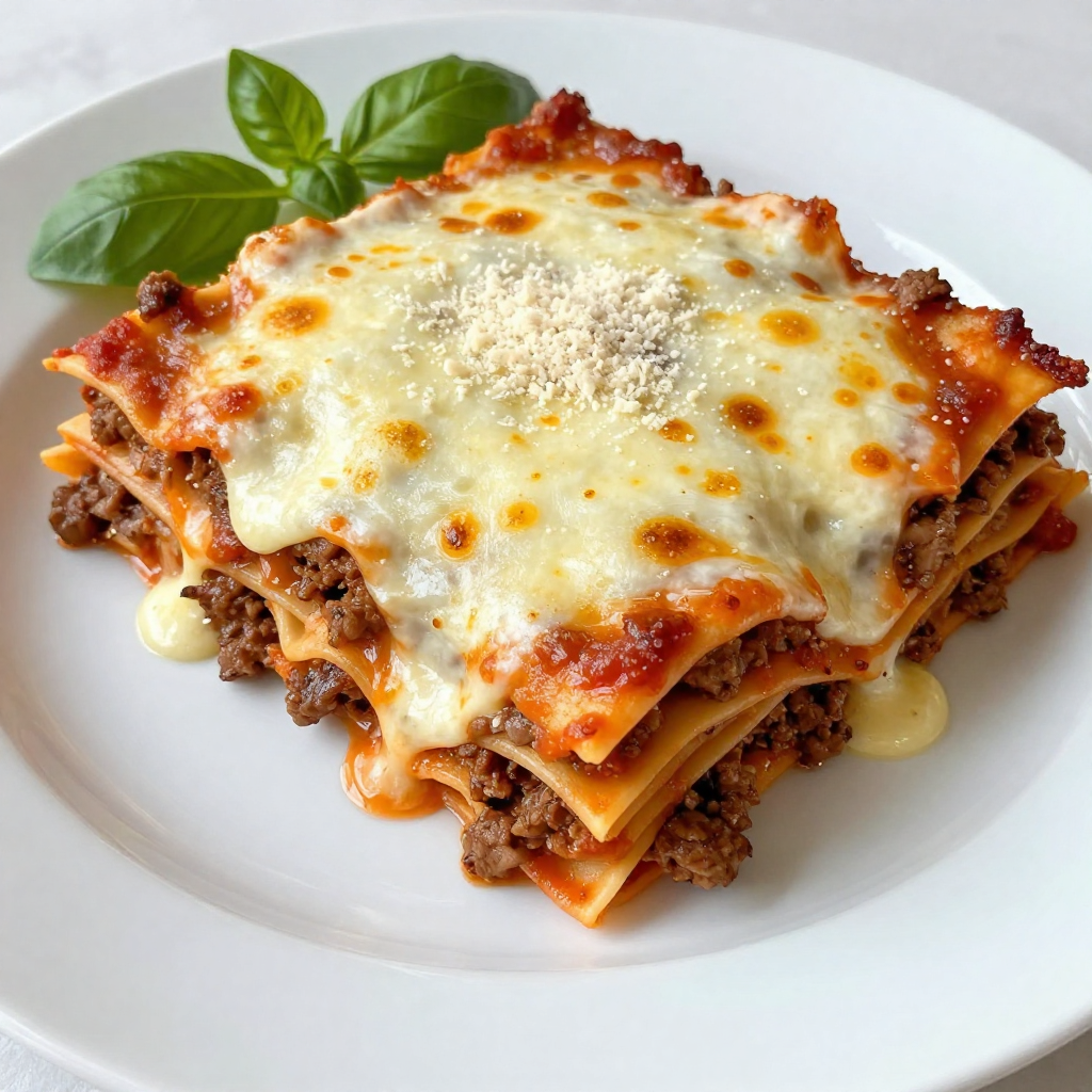 Classic Beef Béchamel Lasagna Rich and Hearty Recipe