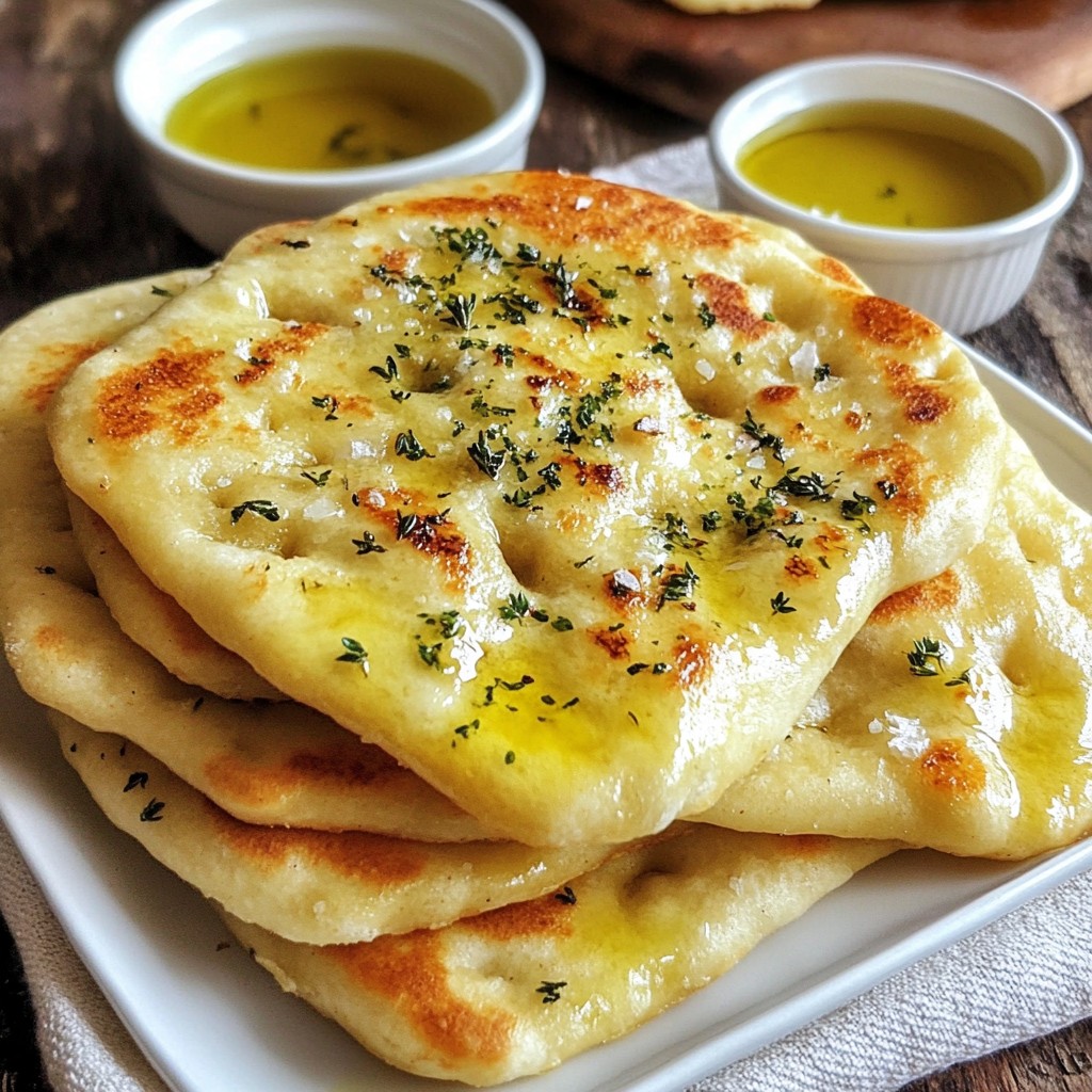 Garlic Herb Flatbread Flavorful and Easy Recipe