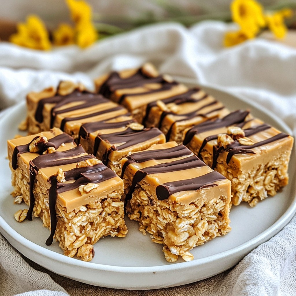 No-Bake Peanut Butter Bars Easy and Delicious Treat