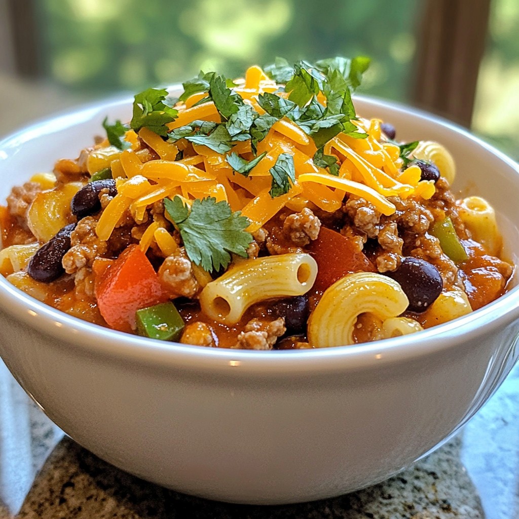 One-Pot Chili Mac Simple and Flavorful Comfort Meal